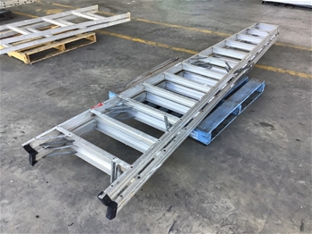 A qty of Various Size Ladders