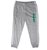ADIDAS Women's 3S Trackpants, Size L, Cotton/Polyester, Medium Grey/White.