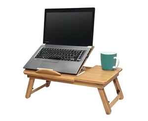 Portable Foldable Deluxe Bamboo Laptop P