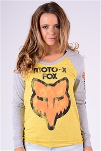 Fox Womens Moto-X Fox Long Sleeve Pullov