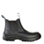 BATA Jobmate Safety Boots, Size 9, Elastic Sided, Steel Toe Cap, Black Leat