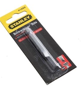 20 x STANLEY Slotted Screwdriver Bits 1/