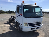 Unreserved 2010 Mitsubishi FK 600 4 x 2 Cab Chassis Truck