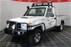 2016 Toyota Landcruiser Workmate (4x4) VDJ79R T/Diesel Manual Cab Chassis