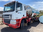 2008 DAF Truck and 2003 Marshall Lethlean Fuel Tanker - Vic
