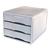METRO Multi-Drawer Storage System, 3 Drawers, Light Grey (3438).