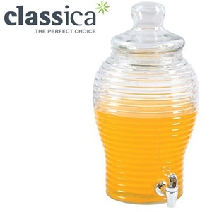 Classica Manhattan 6L Glass Drink Dispen