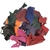 500gm of Assorted Leather Scraps Ideal For Remnants, Jewellery Making