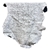 6sqft AAA Top Grade White Crackle on Black Sheepskin Leather Hide