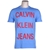 2 x CALVIN KLEIN JEANS Men's Spaced Out Logo Crew Neck T-Shirts, Size M, Re