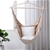 Sherwood Home Hammock Chair Swing with Cushion- Natural Beige - M 100x150cm