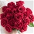 SOGA 10pcs Artificial Silk Flower Fake Rose Bouquet Table Decor Red
