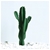 SOGA 70cm Artificial Indoor Cactus Tree Fake Plant Simulation 5 Heads