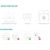 SOGA 2x Wireless Bluetooth Digital Bathroom Health Analyser Black