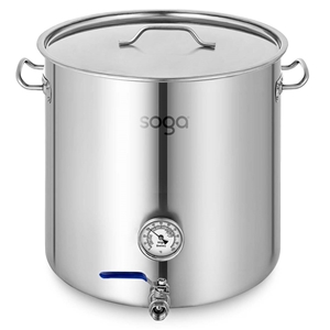 SOGA Stainless Steel Brewery Pot 50L Wit