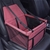 SOGA Waterproof Car Seat Pet Booster Red
