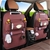 SOGA Car Back Seat Storage Bag Coffee