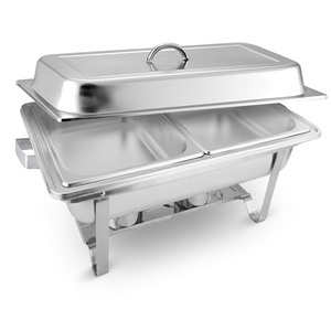 SOGA 2x4.5L Stainless Steel Chafing Food