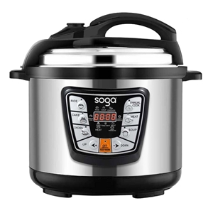 SOGA Electric Pressure Cooker 12L Stainl