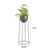 SOGA 70CM Round Wire Metal Flower Pot Stand w/ Holder Rack Display