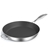 SOGA Stainless Steel Fry Pan 34cm Frying Pan Induction Non Stick Interior