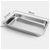 SOGA Gastronorm GN Pan Full Size 1/1 GN Pan 6.5cm Deep Stainless Steel Tray