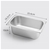 SOGA 2X Gastronorm GN Pan Full Size 1/3 GN Pan 10cm Deep SS Tray