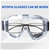 Clear Protective Eye Glasses Safety Windproof Lab Goggles Eyewear