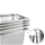SOGA 2x Gastronorm GN Pan Full Size 1/1 GN 100mm Stainless Steel Tray w/Lid