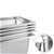 SOGA 6x Gastronorm GN Pan Full Size 1/1 GN 150mm Stainless Steel Tray w/Lid