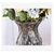 SOGA 85cm European Glass Floor Decor Flower Vase Tall Metal Stand