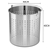 SOGA 50L 18/10 Stainless Steel Stockpot Basket Pasta Strainer with Handle