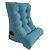 SOGA 45cm Blue Triangular Wedge Lumbar Pillow Headboard Cushion Home Decor