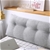 SOGA 4X 180cm Silver Triangular Wedge Bed Pillow Headboard Cushion