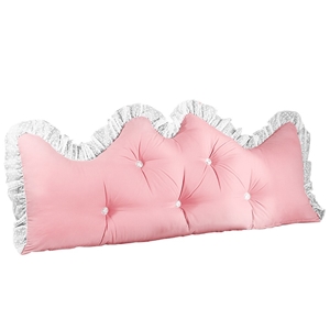 SOGA 120cm Pink Princess Bed Pillow Head