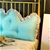 SOGA 2X 150cm Light Blue Princess Bed Pillow Headboard Backrest Cushion