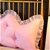 SOGA 2X 150cm Pink Princess Bed Pillow Headboard Backrest Cushion