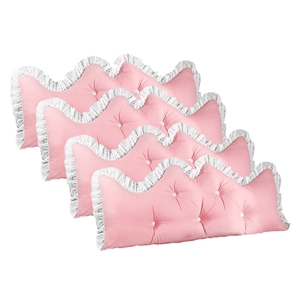 SOGA 4X 150cm Pink Princess Bed Pillow H