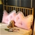 SOGA 4X 180cm Pink Princess Bed Pillow Headboard Backrest Cushion