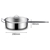 SOGA 2X 28cm SS Saucepan W/ Lid Induction Cookware W/ Triple Ply Base