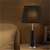 SOGA 2X 68cm Modern Cylindrical Bedside End Table Lamps w/ Gold Accent Body