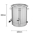 SOGA 25L Stainless Steel URN Commercial Water Boiler 2800W