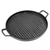 SOGA 30cm Ribbed Cast Iron Frying Pan Skillet Non-stick Sizzle Platter