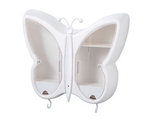 SOGA White Butterfly Shape Wall-Mounted 