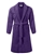 100% Cotton Terry Bathrobe Color – Purple-Fit For All