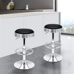 Bar Stools 2x Sade Kitchen Swivel Chair 