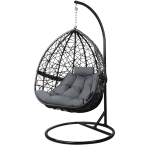 Gardeon Outdoor Hanging Swing Chair - Bl