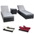 Gardeon Sun Lounge Outdoor Setting Patio Furniture Set Wicker Recliner
