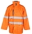 HARD YAKKA 4-in-1 Cotton Drill Jacket, Size M, 3M Reflective Tape, Orange.
