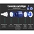 Cefito WELS 8'' Square High Pressure Rain Shower Head Handheld Mixer Set